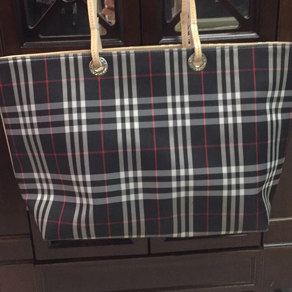Medium Burberry Plaid tote